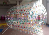 1.0 মিমি স্বচ্ছ পিভিসি Inflatable জল খেলনা / Multicolor বিন্দু সঙ্গে রোলের