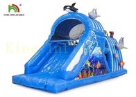 রঙিন সাগর ওয়ার্ল্ড কিডস ইনডোর খেলনা অগ্নিরোধী পিভিসি উপকরণ সঙ্গে inflatable বাধা কোর্স