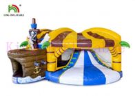 কাস্টম 0.55 মিমি পিভিসি পাইরেট Adults এবং কিডস জন্য Inflatable জাম্পিং ক্যাসল ই এম রঙ