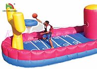 রঙিন টেকসই পিভিসি Inflatable ক্রীড়া গেম Bungee বাস্কেটবল শুটিং খেলার মাঠ