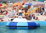 ডবল আসন শিশু Inflatable জল খেলনা পিভিসি কাস্টম অটো বৈদ্যুতিক ড্রাইভ Inflatable নৌকা আপ উড়ে