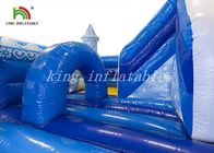 টেকসই পিভিসি প্রাসাদ কাসল Inflatable জাম্পিং কাসল কম্বো স্লাইড ডিজিটাল মুদ্রিত
