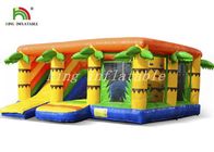 0.55 মিমি পিভিসি Tarpaulin Inflatable বাণিজ্যিক বাউন্স ঘর কম্বো খেলার মাঠ