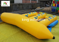 কাস্টমাইজড 6 আসন Inflatable ক্রীড়া প্রাপ্তবয়স্ক হলুদ পিভিসি জন্য মাছ ধরার নৌকা নৌকা