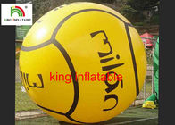 হলুদ Inflatable জল হাঁটা বল 1.0 এমএম পিভিসি 45 * 30 * 30cm সিই