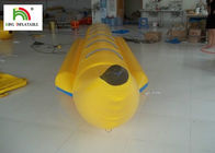 হলুদ Inflatable উড়ন্ত মাছ নৌকা, উত্তেজনাপূর্ণ প্রাপ্তবয়স্কদের Aqua সার্ফিং নৌকা