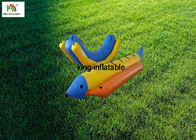 0.9 মিমি পিভিসি Tarpaulin inflatable কলা নৌকা / স্ট্রিম ফ্লাই মাছ ধরার জন্য জল inflatable কলা ছাদ