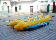 পিভিসি টিউব কলা Inflatable ফ্লাই মাছ ধরার নৌকা 16 ব্যক্তি ডবল টানা মোটরবোট