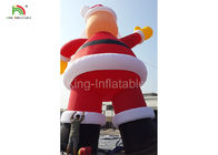 210D নাইলন 10 মি এইচ inflatable সান্তা ক্লজ বিজ্ঞাপন ক্রিসমাস সজ্জা