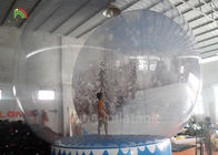 4 মি মানব আকারের inflatable বিজ্ঞাপন স্নোবোলস / স্নো গ্লোব ব্লো আপ