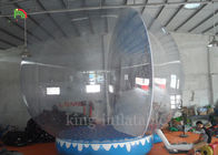 4 মি মানব আকারের inflatable বিজ্ঞাপন স্নোবোলস / স্নো গ্লোব ব্লো আপ