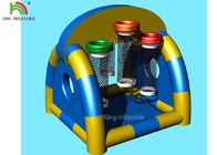 বিনোদনমূলক উদ্যানের জন্য 6 টি গর্ত inflatable ক্রীড়া গেমস বাস্কেটবলের শুটিং