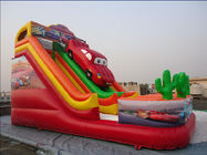 সাঁতার পুল সঙ্গে unti-riptured বাণিজ্যিক Inflatable জল স্লাইড