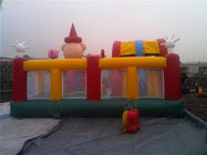 চতুর বহিরঙ্গন কিডস Inflatable বিনোদন পার্ক / ক্লাউন Inflatable খেলার মাঠ