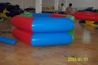 পিভিসি Tarpaulin বিজ্ঞপ্তি সুইমিং পুল / Inflatable সুইমিং পুল ডাবল টিউব 1.3 মি উচ্চতা
