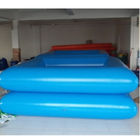 ডাবল টিউব 1.3 মি উচ্চতা / inflatable সুইমিং পুল / 0.9 মিমি পিভিসি Tarpaulin সাঁতার পুল