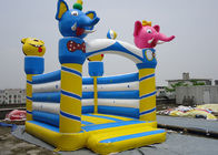 পিভিসি Tarpaulin কাসল প্রকার Inflatable হাতির কাসল / কিডস জন্য বাচ্চাদের ক্যাসল જમ્પિંગ