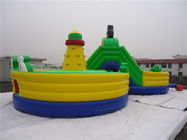 আউটডোর Inflatable বিনোদন পার্ক / বাচ্চাদের খেলার মাঠ সরঞ্জাম পরিতোষ