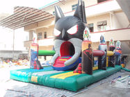 Inflatable বিনোদন পার্ক বাণিজ্যিক পিভিসি Inflatable সুপারম্যান খেলার মাঠ