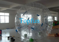 মজার রোলিং জন্য 0.8 মিমি / 1.0 মিমি পিভিসি Inflatable Zorb বল Zorbing রাম সঙ্গে