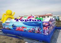 স্লাইড এবং jumpers জন্য কাস্টম ক্লাউন থিম inflatable খেলার মাঠ, নরম প্লে