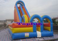 বিশাল inflatable জল স্লাইড বহিরঙ্গন বিচ ভিজা এবং শুকনো স্লাইডিং বিনোদন