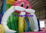 বিগ হোয়াইট খরগোশ Inflatable জল স্লাইড