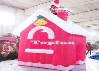 স্যান্টাক্লজ ক্রিসমাস সজ্জা জন্য মিনি মেরি ক্রিসমাস Inflatable লাল ঘর