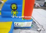 16feet Inflatable জাম্পিং ক্যাসল Biff এন বাশ জন্য বাধা সঙ্গে পশু বাউন্সার