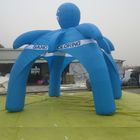 প্রদর্শনী / বিজ্ঞাপন জন্য নীল গম্বুজ inflatable তাঁবুর স্পাইডার আকার