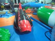 সঙ্গে জল গেম জন্য উত্তেজনাপূর্ণ PlatoTableable Inflatable লাল হাঙ্গর নৌকা