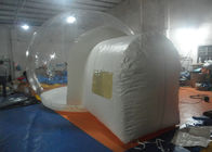 4 মি ব্যাসার্ধ প্রস্ফুটিত পরিষ্কার বুদ্বুদ তাঁবু, Inflatable স্বচ্ছ পিভিসি গম্বুজ তাঁবু