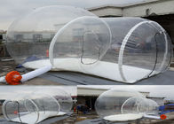 ক্যাম্পিং জন্য বড় 4M পিভিসি Inflatable পরিষ্কার বুদ্বুদ তাঁবু জলরোধী