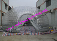 ইভেন্টস বহিরঙ্গন জন্য 8M Inflatable বুদ্বুদ তাঁবুর পিভিসি স্বচ্ছ কাস্টমাইজ
