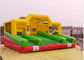 Eco - Friendly Outdoor Exciting Inflatable Sports Games With 3 Basket Hoops