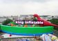 Custom Dinosaur Colorful Inflatable Shore Bench For Huge Inflatable Water Park Pool