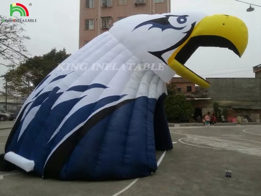 inflatable eagle tunnel inflatable animal sport entrance for game Customized inflatable eagle mascot tunnel
