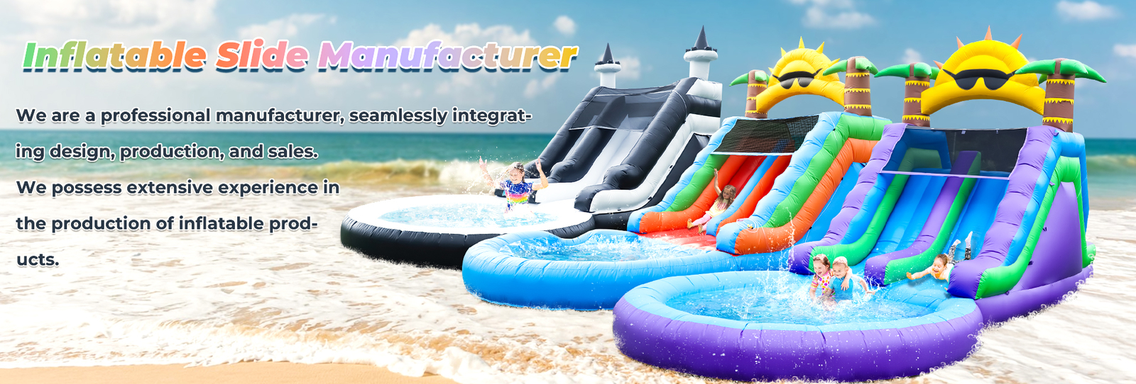 Inflatable জল স্লাইড