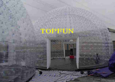8 মি ব্যাসার্ধ প্রস্ফুটিত পার্টি তাঁবু পরিষ্কার গম্বুজ তাঁবুর noncontinuous প্রকার