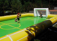 0.55 মিমি পিভিসি Tarpaulin Inflatable সাবান ফুটবল মাঠ / ফুটবল খেলা ক্রীড়া গেম