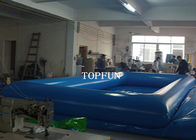স্কয়ার আউটডোর Inflatable সুইমিং পুল কিডস জল পুল গেমস 7x 7m