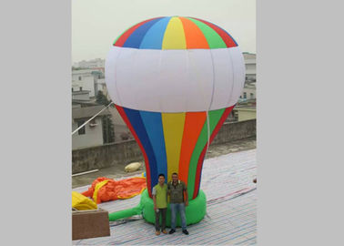0.45 মিমি পিভিসি টারপলিন ইনফ্ল্যাটেবল বিজ্ঞাপন প্রোডাক্ট রেইনবো কালার বেলুন