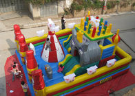 চতুর্ভুজ স্টিচিং Inflatable প্লে সেন্টার Pleasant ছাগলছানা থিম খালেদা