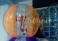 EN14960 রঙিন Inflatable সকার বুদ্বুদ সেরা প্লেটো সঙ্গে, 1.0 মিমি পিভিসি