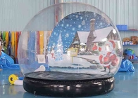 Inflatable Snow Globe Christmas Decoration Transparent Dome Bubble Tent With Air Blower
