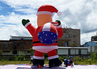 Santa Claus Inflatable Christmas Decorations 20ft 26f 33ft Large Blow Up Santa