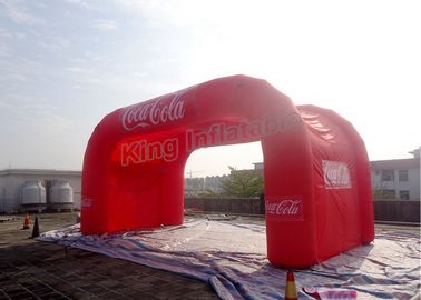 420D পলিয়েস্টার লেপা পিভিসি Inflatable বহিরঙ্গন ইভেন্ট তাঁবুর শেল 8 * 4 মিটার সঙ্গে তাঁবু