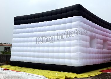 প্রদর্শনী জন্য LED আলো সঙ্গে 0.4 মিমি পিভিসি Tarpaulin Inflatable Marquee তাঁবু