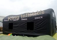 কালো পিভিসি লেপা নাইলন সঙ্গে ক্যাম্পিং ভাড়া Inflatable পিভিসি তাঁত এইচডি ডিজিটাল মুদ্রণ