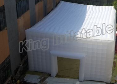 দরজা এবং উইন্ডোজ সঙ্গে Marquee চাঙ্গা সিম Inflatable ইভেন্ট তাঁবু পিভিসি স্ট্রেচ বিল্ডিং তাঁবু